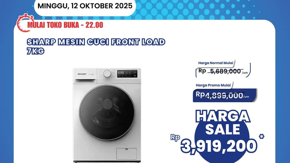 Cuci Gudang! Mesin Cuci Diskon Gede di Transmart! - Kaltimtuntas